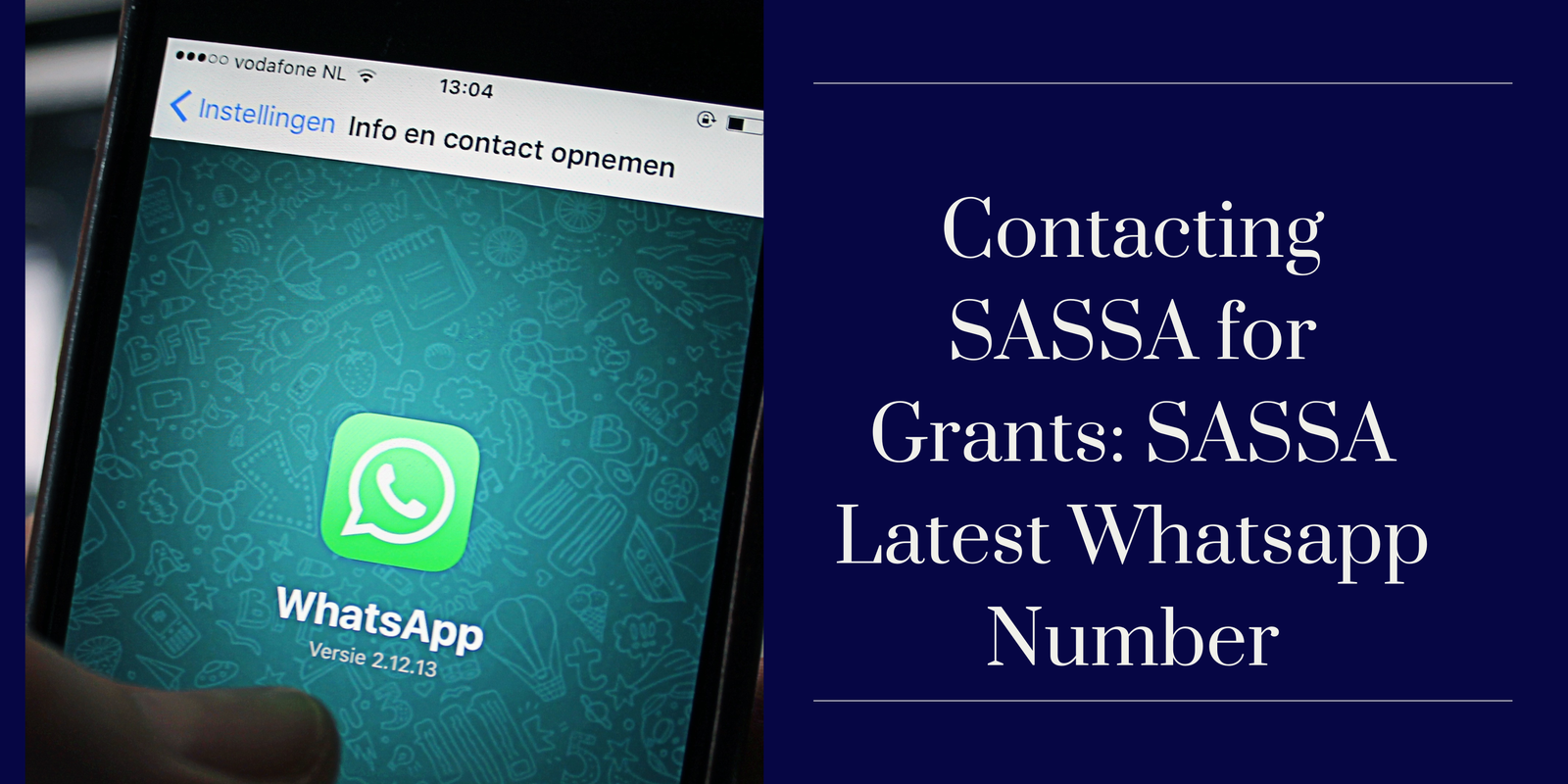 Contacting SASSA for Grants SASSA Latest Whatsapp Number